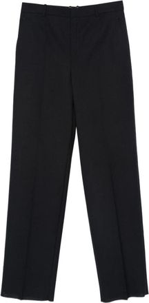 Saint Laurent Woolen Straight Broeken - Heren - Straight fit broeken - Blauw - M - Broeken