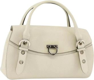 Ferragamo Pre-owned Handbags, female, Beige, Size: ONE SIZE Pre-owned Hand Bag