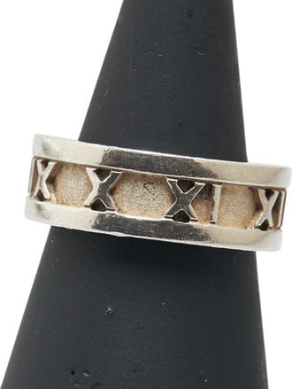 Tiffany & Co. Atlas Silver Silver 925 Band Ring (Pre-Owned)