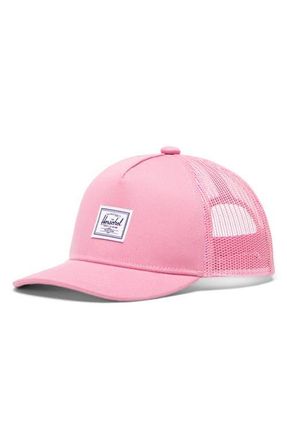 Herschel Whaler Mesh Trucker Hat in Cashmere Rose at Nordstrom, Size 6-18 M