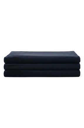 Luxury Home Microplush Ultra Premium Sheet Set in Navy at Nordstrom Rack, Size Queen