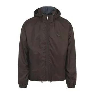 Prada Hombre, Chaquetas, Marrón, Talla: L