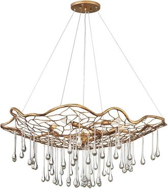 Netlighting Lisa McDennon by Hinkley Laguna 6 Light Pendant Light Burnished Gold