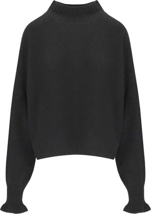 Twin-Set MAGLIONE LUPETTO NERO TWINSET