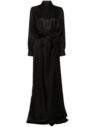 Tom Ford silk shirt dress - Black