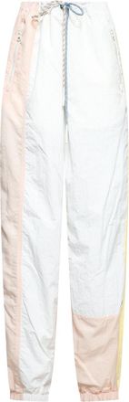 Lacoste Dames Lacoste Kleur-Blend Joggingbroek in Cr&egrave;me