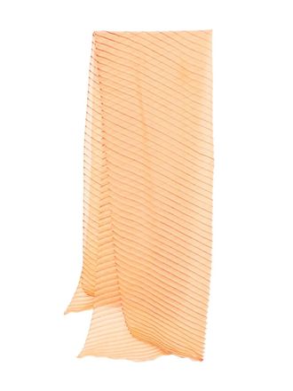 Colombo pleated scarf - Orange