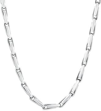 Pompeii3 Mens 14k Gold (106gram) or Platinum (199gram) 6mm Link Chain Necklace 24