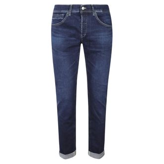 Dondup Slim-fit Jeans, male, Blue, Size: W33 Slim-fit Jeans