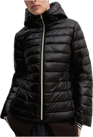 Emme Di Marella Emme DI Marella - Oncia Puffer Jas - Dames - Jassen - Zwart - Maat: S Leer