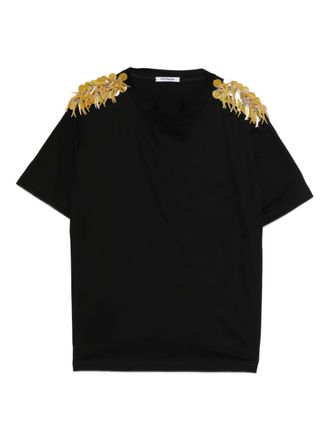 Parlor sequin-appliqu&eacute; T-shirt - Black