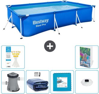Bestway Piscina Bestway Steel Pro Rectangular - 300x201x66 Cm - 7-piezas S326