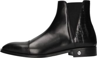 Cavalli Beatles Enkellaarsjes - Heren - Chelseaboots - Zwart - 45 EU - Leer - Schoenen