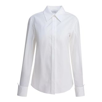 Sportmax Dames, Blouses & Shirts, Wit, Maat: XS Katoen