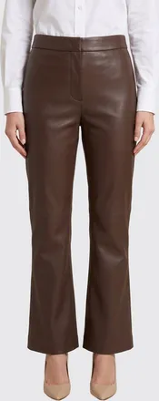 Max Mara S Max Mara Pantaloni flared Sublime in pelle di vitello liscia a vita media
