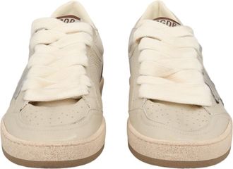 Golden Goose Ball Star Vintage-Inspired Graphic Heel Leather Sneakers