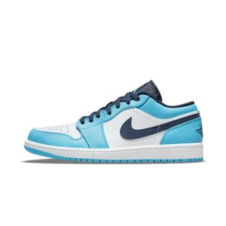 Nike Jordan 1 Low UNC - unisex - Sport - Veelkleurig - Maat: 42 EU Leer