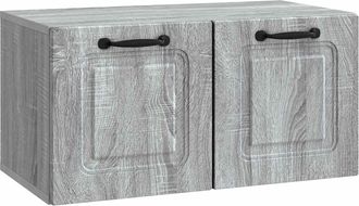 vidaXL Mueble Para Tv De Pared Gris Sonoma 59,5 X 31 X 30 Cm Vidaxl