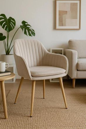 Regalos Miguel Sillas Comedor - Silla Chic - Beige