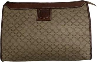 Celine Pre-owned Vintage Clutch - Dames - Vintage Clutch - Beige - ONE Size - Leer - Vintage