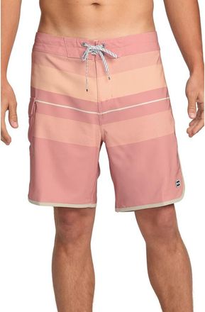 Billabong 73 Pro Board Shorts in Dusty Pink at Nordstrom, Size 38