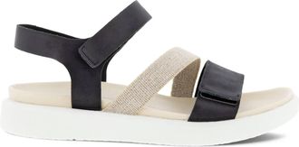 Ecco Womens Flowt 2 Band Sandal In Black