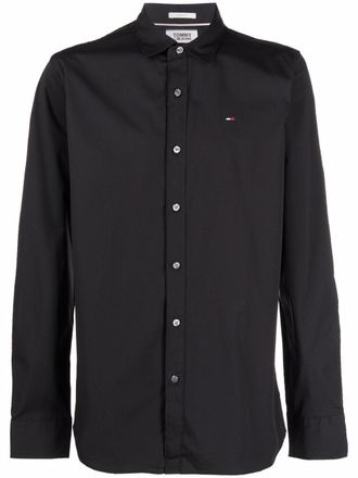 Tommy Hilfiger Camicia con logo - Nero