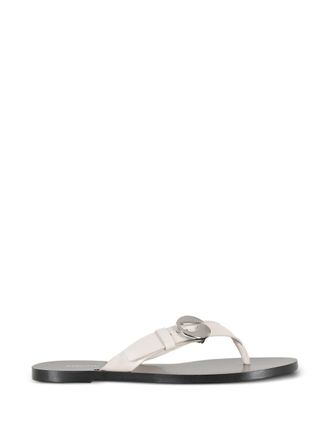 Coperni Open-Toe Thong Sandals With Silver Buckle Detail