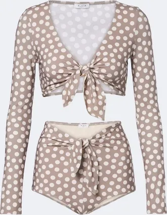 Alaia Ala&iuml;a Polka-dot bikini