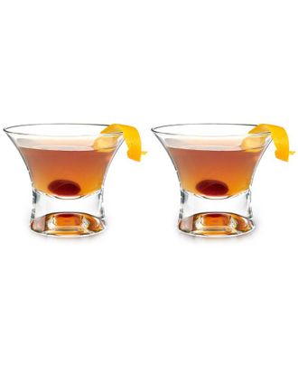 Viski Set Of 2 Raye Manhattan Glasses