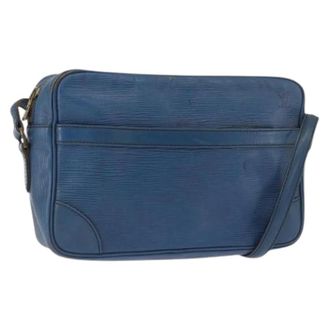 Louis Vuitton Pre-owned Shoulder Bag - Dames - Pre-owned - Blauw - Maat: ONE Size Leer