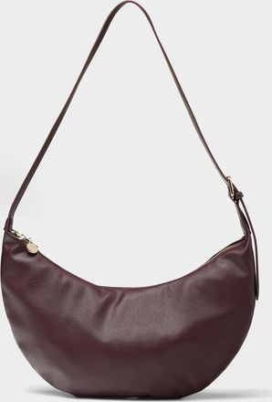Ela Womens Minimalist half-moon hobo bag