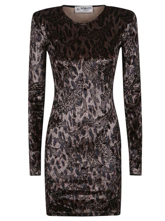 Fiorucci Mini Dress With Long Sleeves