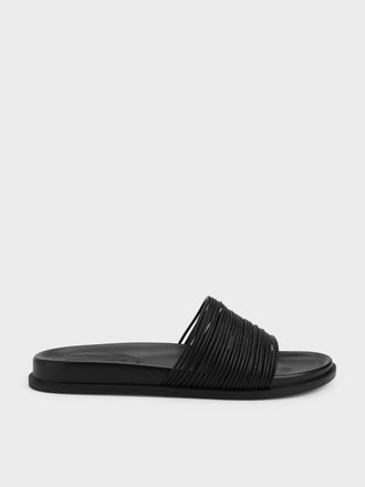 Charles & Keith Fianna Strappy Slide Sandals