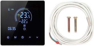 OEM Termostato Digital Inteligente Programable Con Gran Pantalla T&aacute;ctil, Compatible Con Calefactores De Pared Tuya De 3500 W Ac90-240 V 16 A, Con Wifi (y 