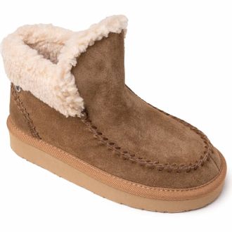 Minnetonka Womens Chandra Bootie In Brown