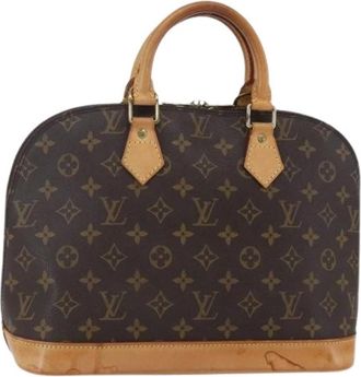 Louis Vuitton Pre-owned Handbags, female, Brown, Size: ONE SIZE Pre-owned Canvas Handbag
