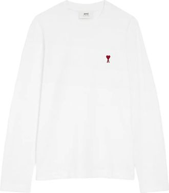 Ami T-shirt Ami de Coeur in cotone biologico - Bianco
