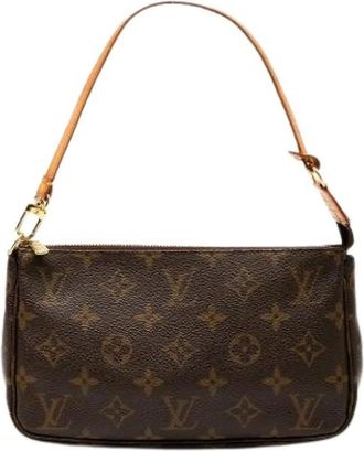 Louis Vuitton Pre-owned Shoulder Bags, female, Brown, Size: ONE SIZE Pre-owned Vintage Shoulder Bag
