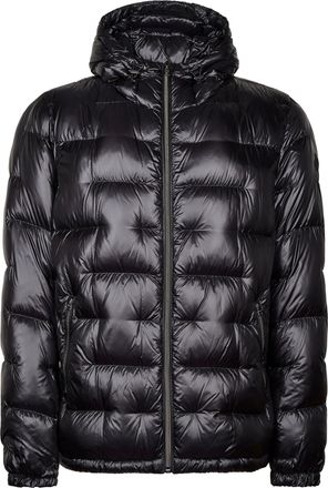 Herno Quilted Hooded Puffer Coat with Glossy Finish