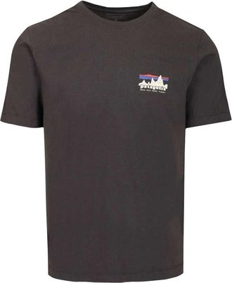Patagonia 73 Skyline T-Shirt - Heren - Outdoor shirts - Zwart - 2XL - Katoen - Fitness