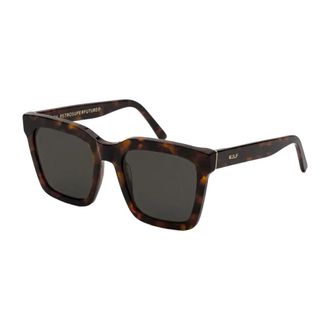 Retro Superfuture Sunglasses, unisex, Brown, 54 MM, Aalto Classic Havana