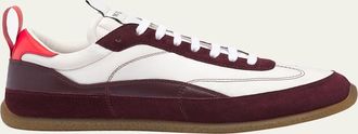 Alexander McQueen Mens EC1 Suede and Nylon Low-Top Trainers