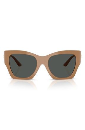 Versace 54mm Irregular Sunglasses in Dark Grey at Nordstrom