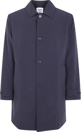 Aspesi Perfetto Regenjas - Heren - Mantel - Blauw - XL - Jassen