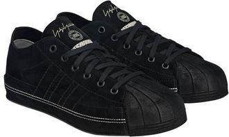 Yohji Yamamoto x NEIGHBORHOOD Gender Inclusive Y-3 Nizzastar Lo Sneaker in Black/Off White/Black at Nordstrom, Size 11.5 Womens