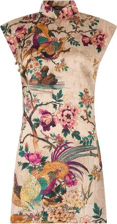 Roberto Cavalli Abito con stampa - Rosa