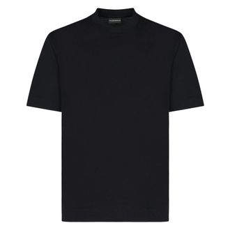 Emporio Armani Zwarte T-shirts en Polos - Heren - T-shirts - Zwart - XS - Katoen - Tops