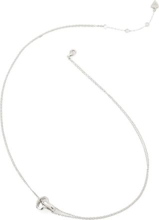 Guess Co Collana con pendente - Argento