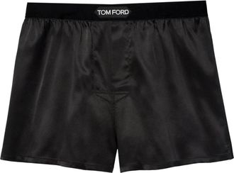 Tom Ford Zijden Boxershorts - Heren - Onderbroek - Zwart - S - Ondergoed